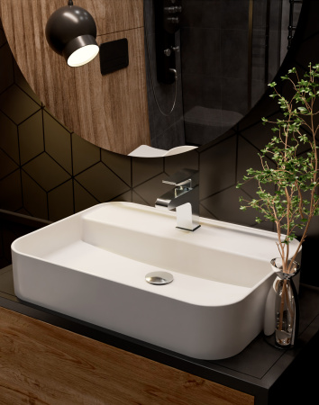Смеситель для раковины AQUAme Prato AQMP6121 хром