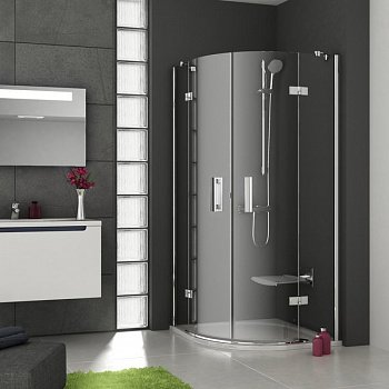 Душевой угол Ravak Smartline SMSKK4 80x80x190 профиль хром, стекло прозрачное