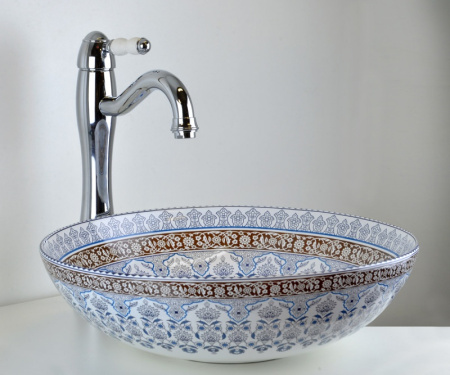 Смеситель для раковины Bronze de Luxe TIFFANY C912, хром