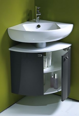 Тумба для комплекта Jacob Delafon Odeon Up серый антрацит, угловая