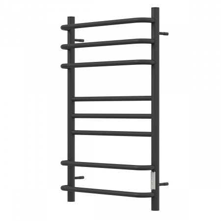 Полотенцесушитель электрический Point PN90858B П8 500x800 диммер справа, черный