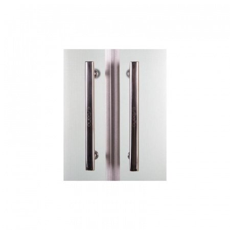 Душевая кабина Esbano LED ESKL90CKR 90x90x210см, профиль белый, стекло рифленое