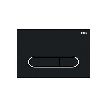 Кнопка смыва для унитаза IDDIS Unifix UNI71MBi77 черный матовый