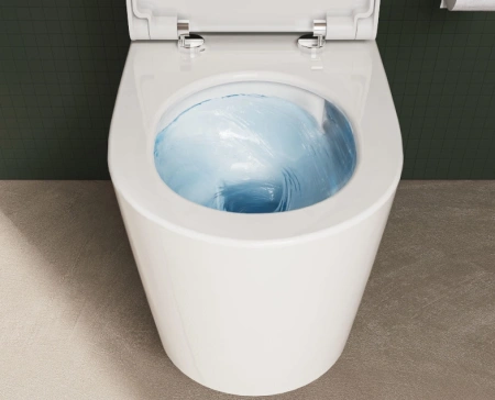 Унитаз подвесной безободковый Vitra Nest QuantumFlush 7870B403-0075 без сиденья