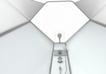 Душевая кабина Timo Ilma ILMA-701 100x100x255 профиль черный матовый, стекло прозрачное