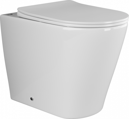 Унитаз приставной Ceramica Nova Highlight CN1812 белый