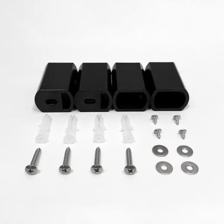 Полотенцесушитель электрический Fixsen UNIVERSAL 600х500 FX-7200B, черный