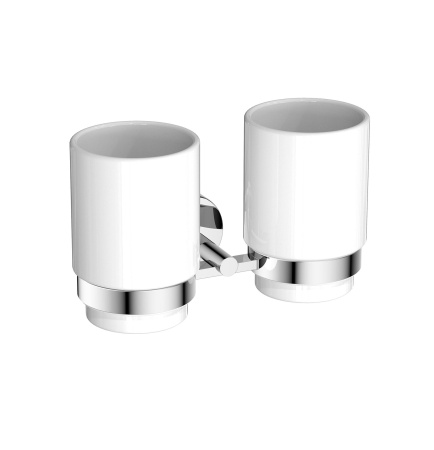 Стакан для ванной двойной Aquatek Бетта AQ4617CR хром