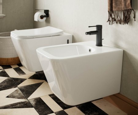 Унитаз подвесной Ceramica Nova Metric CN3007 белый