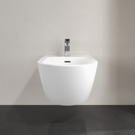 Биде подвесное Villeroy & Boch Antao 541100R1 белый alpin с покрытием CeramicPlus
