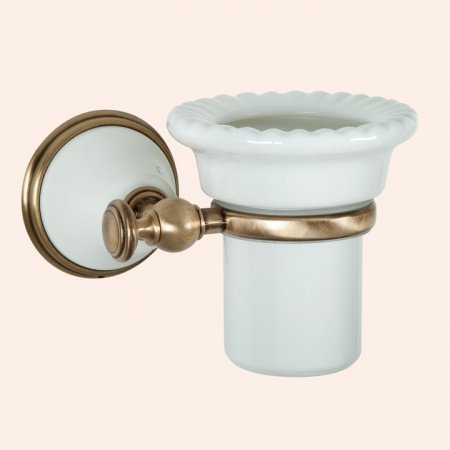 Стакан TW Harmony TWHA109bi Хром/белый