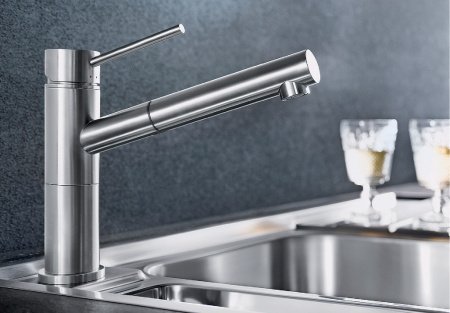 Смеситель для кухни Blanco Alta-S Compact 515122 хром