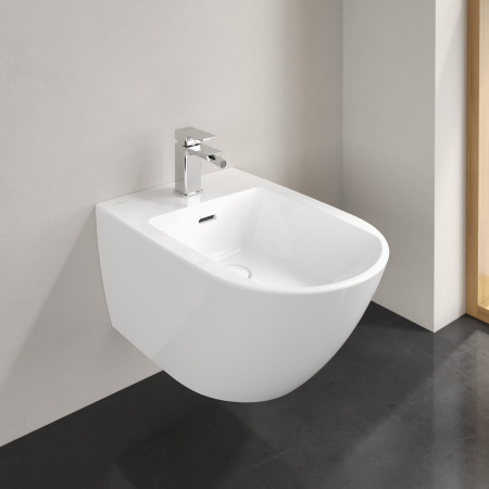 Биде подвесное Villeroy & Boch Antao 541100R1 белый alpin с покрытием CeramicPlus
