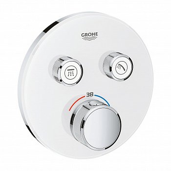 Термостат для ванны с душем Grohe Grohtherm SmartControl 29151LS0 белая луна