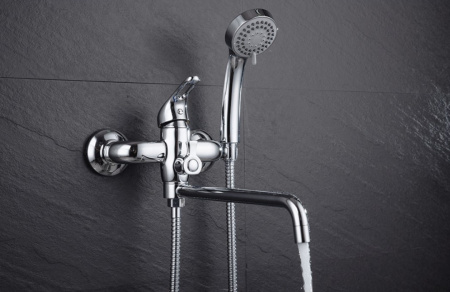 Смеситель для ванны D&K Rhein DA1373301, хром