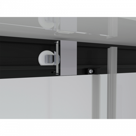 Душевая кабина Black&White G8800 110x80x225 профиль черный матовый, стекло прозрачное