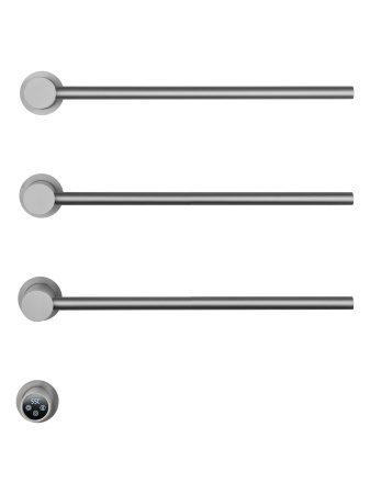 Полотенцесушитель электрический встраиваемый WONZON & WOGHAND HAMBURG, Брашированный никель (WW-AL313-BR)