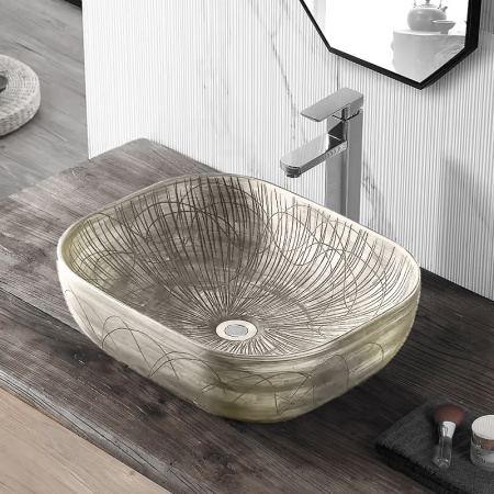 Раковина накладная 50см Point Веста PN43703BB бронза матовая