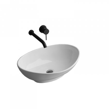 Раковина накладная 38см Grossman  GR-3022 белый