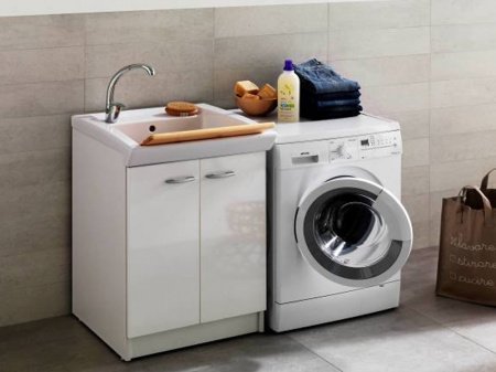 Тумба под хозяйственную раковину Hatria Complementi 60x60x88 Белая