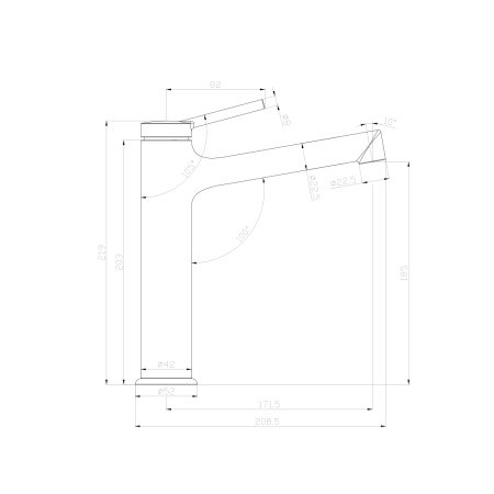 Смеситель для раковины Lemark Minima LM3837C хром