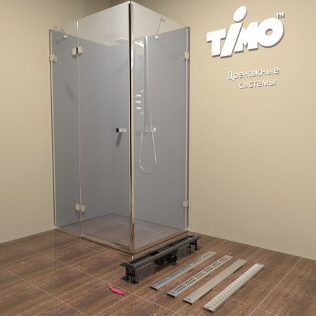 Душевой лоток TIMO Super Plast SP10900-PC10900, сатин