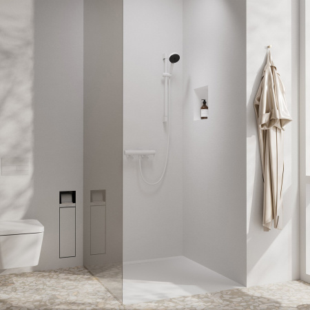Смеситель для душа Hansgrohe Tecturis E 73620700 белый матовый