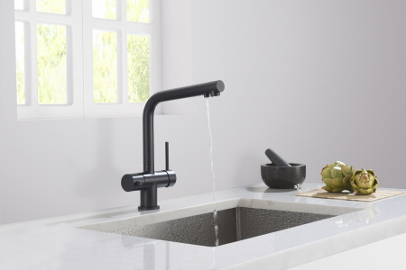 Смеситель для кухни Timo Saona 2396/03F черный матовый