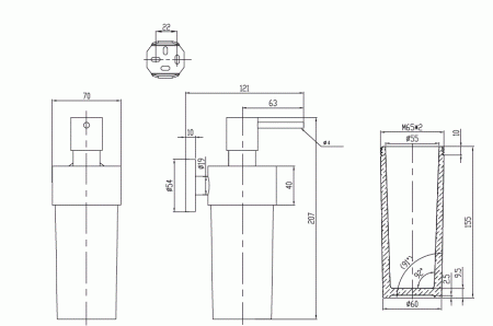 Дозатор Villeroy & Boch Elements-Tender TVA15100700061 хром