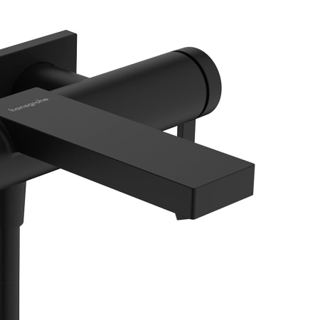 Смеситель для ванны Hansgrohe Tecturis E 73420670 черный матовый