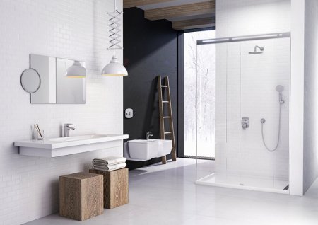 Верхний душ Webert Comfort AC0013 Хром с лейкой из PVC