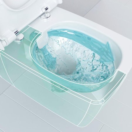 Унитаз подвесной Vitra Metropole 7672B083-0101 без сиденья, черный матовый