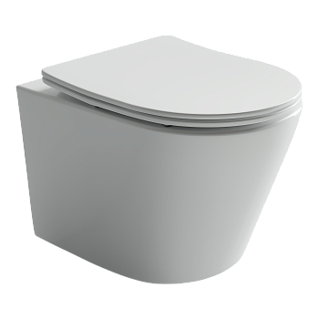 Унитаз подвесной безободковый Ceramica Nova Balearica CN6000 белый