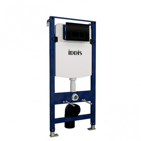 Готовое решение для подвесных унитазов Iddis Optima Home OPH00MBi32K клавиша черный матовый