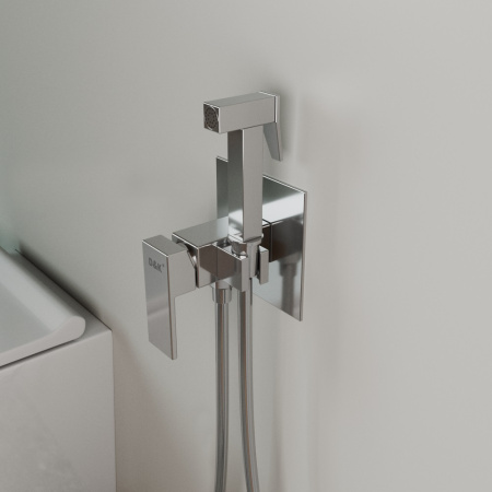 Гигиенический душ со смесителем D&K Bayern.Liszt DA1514501, хром