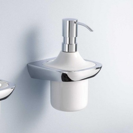 Дозатор для жидкого мыла Kludi Ambienta 5397605 Белый Хром