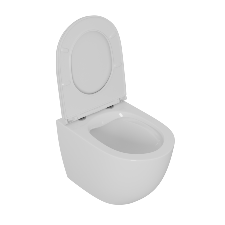 Унитаз подвесной D&K Matrix DT1396016 белый, с сиденьем микролифт