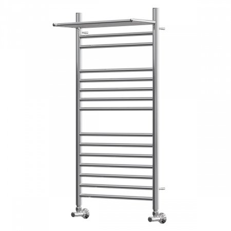 Полотенцесушитель водяной Point PN10150SP П14 500x1000 с полкой, хром