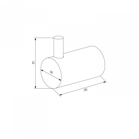 Крючок IDDIS Petite PET2G02i41 золото матовое