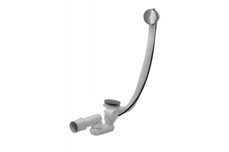 Слив-перелив (полуавтомат, 60 см.) Vega V55К Гл000006762, хром