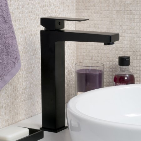 Смеситель для раковины WasserKraft Abens 2003H черный матовый