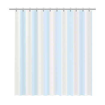 Шторка для ванной Fixsen Vafel, голубая FX-5020C