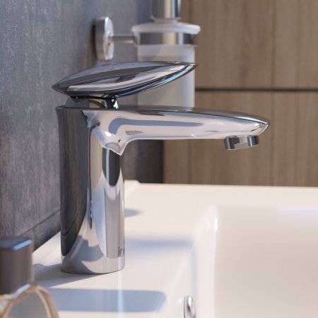 Смеситель для раковины IDDIS Stone STOSB00i01 хром глянцевый