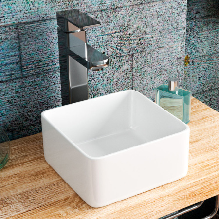 Раковина накладная 24см Point Аврора PN43101 белый