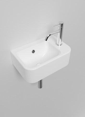 Раковина накладная 37.5см AQUAme AQM5006R белый