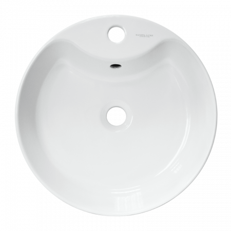 Раковина накладная 45см Sanita Luxe Best BST43SLWB01SH белый