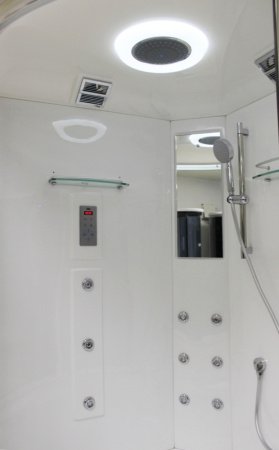 Душевая кабина Timo Lux Т-7755 150x150x220 профиль хром глянцевый, стекло прозрачное