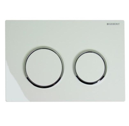 Кнопка смыва Geberit Omega 20 115.085.KJ.1 белый/хром глянцевый