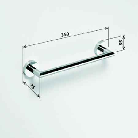 Поручень для ванной Bemeta Omega 104307611 Глянец