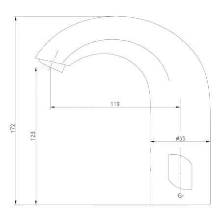 Смеситель для раковины Lemark Project LM4656CE хром